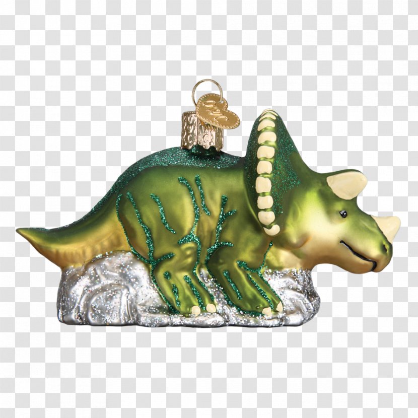 Triceratops Reptile Christmas Ornament Dinosaur Transparent PNG