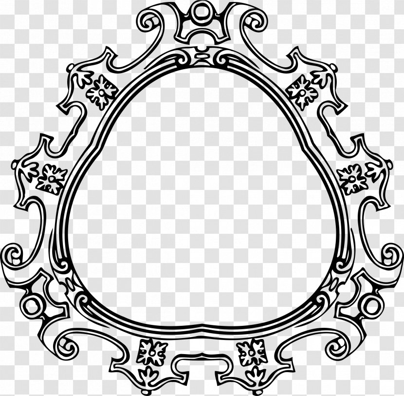 Picture Frames Drawing Black And White Clip Art - Painting Transparent PNG