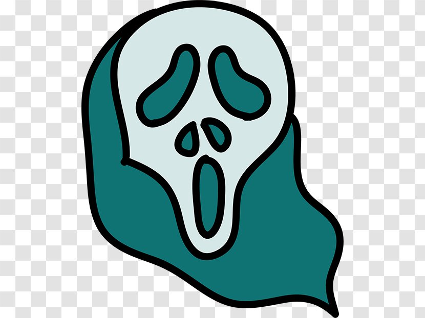 Ghost Mask Clip Art - Green - Stick Figure Transparent PNG
