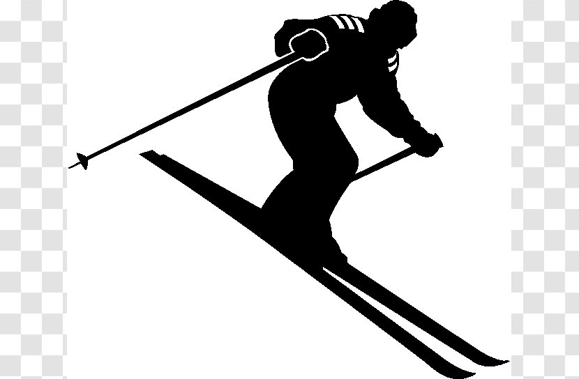 T-shirt Hoodie Skiing Sport - Silhouette Transparent PNG