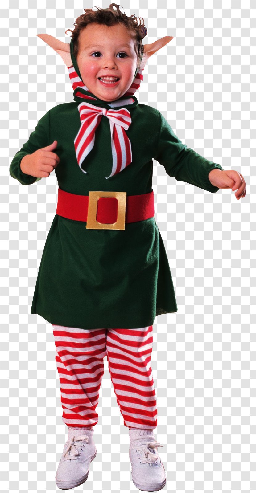 Santa Claus Costume Clothing Suit Child - Christmas Elf Transparent PNG
