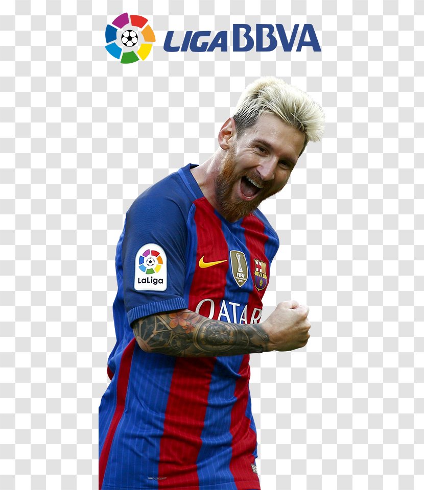Lionel Messi 2016–17 La Liga FC Barcelona Premier League Jersey - Outerwear Transparent PNG