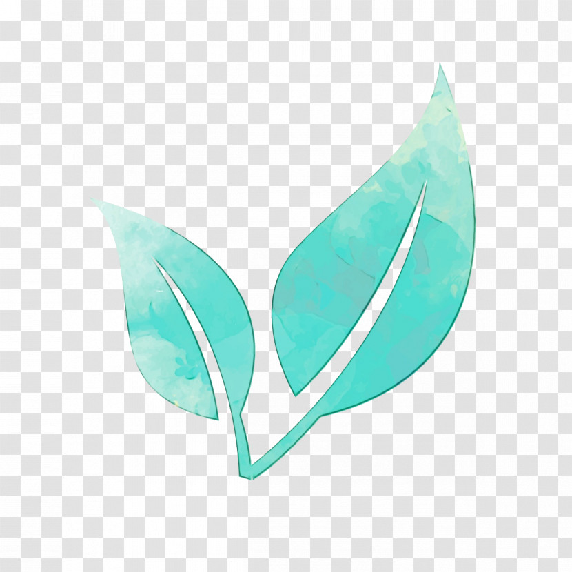 Leaf Turquoise Font Microsoft Azure Science Transparent PNG