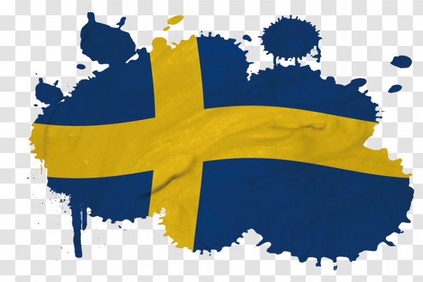 Flag Of Sweden Nordic Cross Illustration - Art - Sui Code Transparent PNG