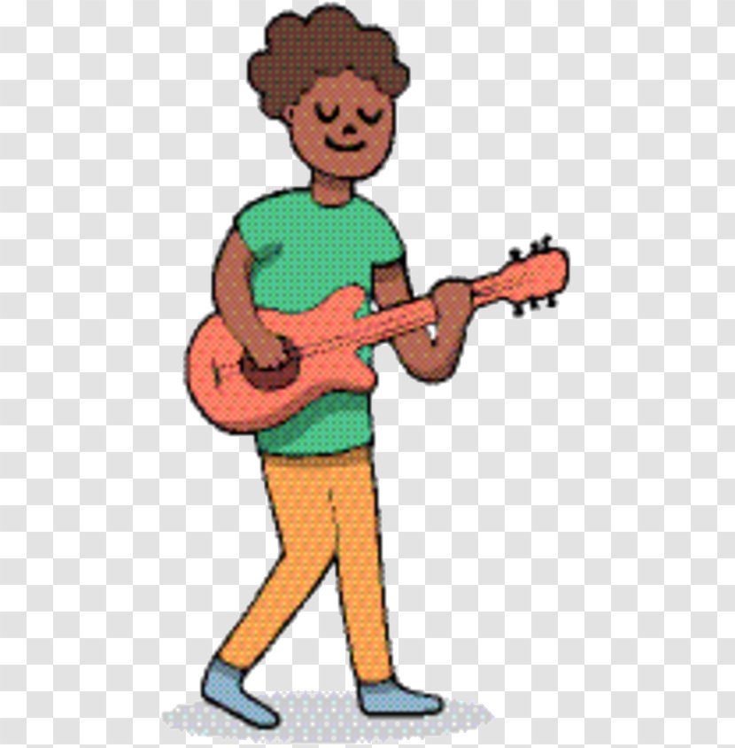 Boy Cartoon - Play - Electric Guitar Transparent PNG