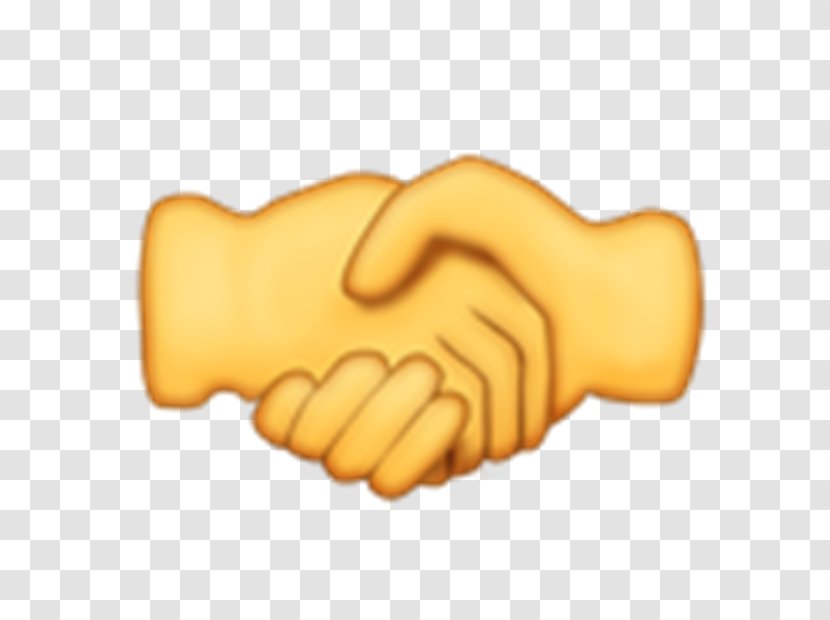 Emojipedia Gesture Handshake - Hand Model - Emoji Transparent PNG