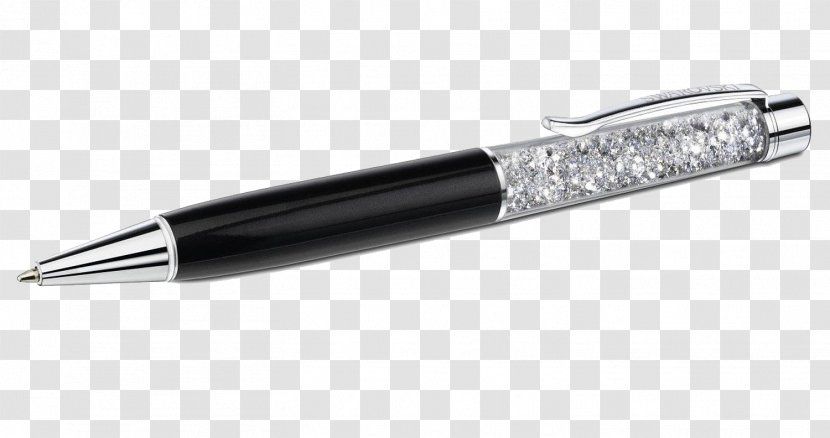 Swarovski AG Ballpoint Pen Crystal - Rhinestones Transparent PNG