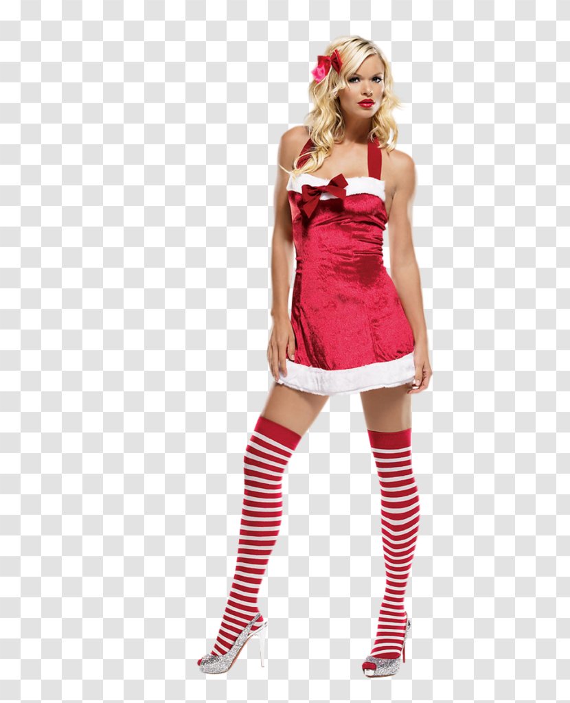 Santa Claus Costume Party Dress Christmas - Tree Transparent PNG