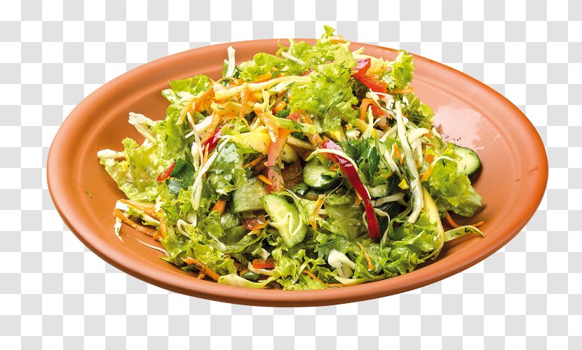 Caesar Salad Fattoush Vegetarian Cuisine Lettuce - Bell Pepper Transparent PNG