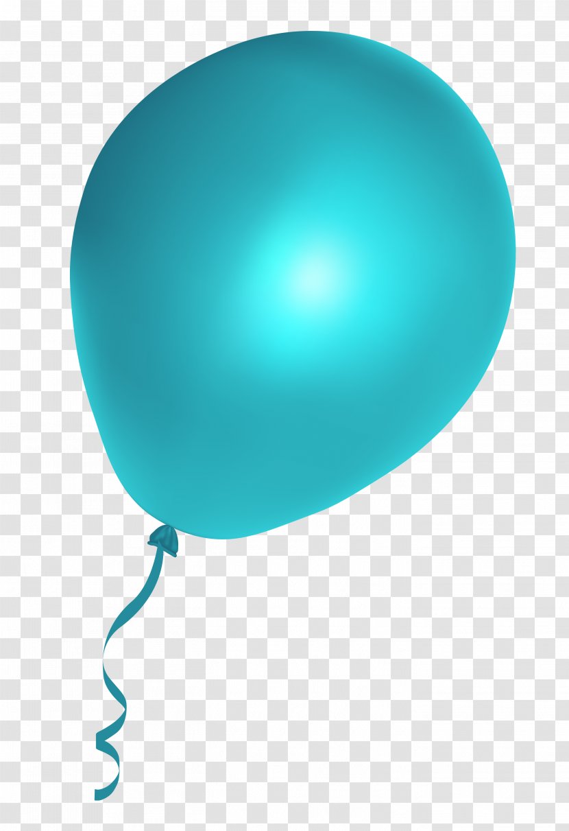 Balloon Sphere - Turquoise - Cyan Transparent PNG