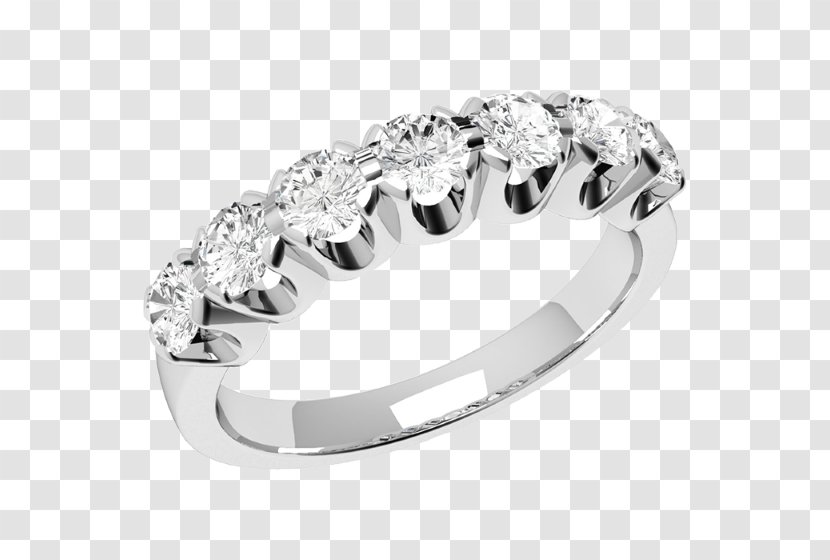 Engagement Ring Eternity Moissanite Diamond - Jewellery - Rings Women Transparent PNG