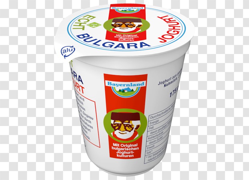 Bulgarian Yogurt Dairy Products Yoghurt - Bayernland Eg - Cup Transparent PNG