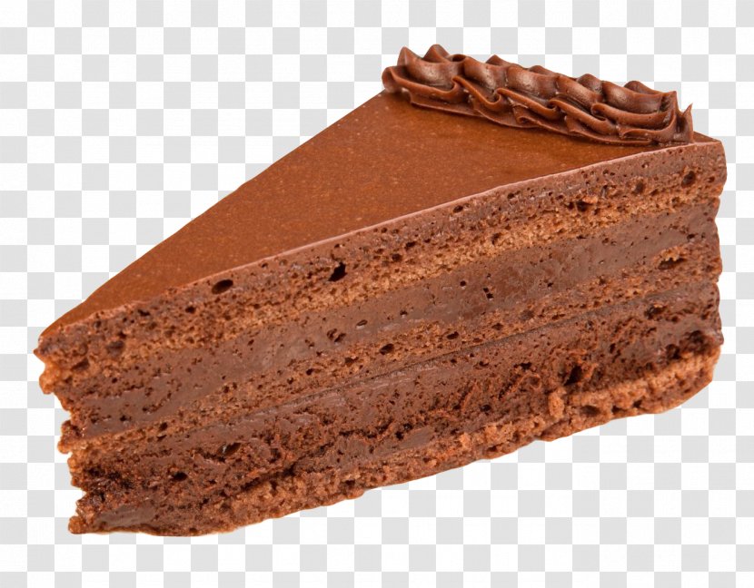 Flourless Chocolate Cake Cream Torte Mousse - Truffle - Piece Transparent PNG