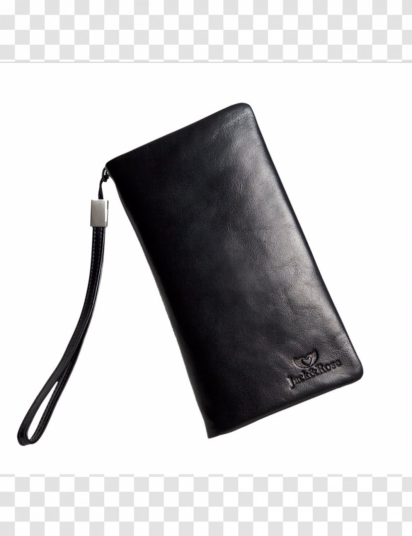Cattle Leather Wallet Zipper Tasche Transparent PNG