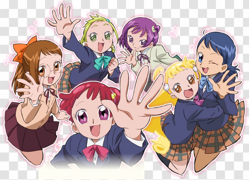 Doremi Harukaze Momoko Asuka Majorika Aiko Senō Hazuki Fujiwara - Tree - Kodansha Transparent PNG