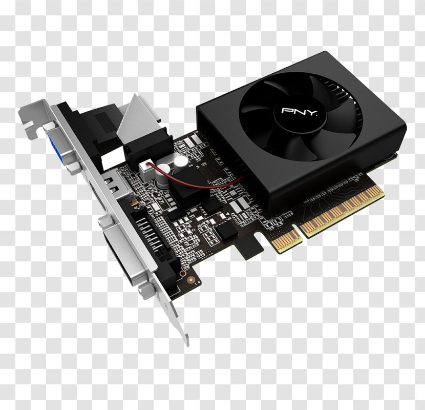 Graphics Cards & Video Adapters NVIDIA GeForce GT 710 GDDR5 SDRAM PCI Express - Processing Unit - Nvidia Transparent PNG