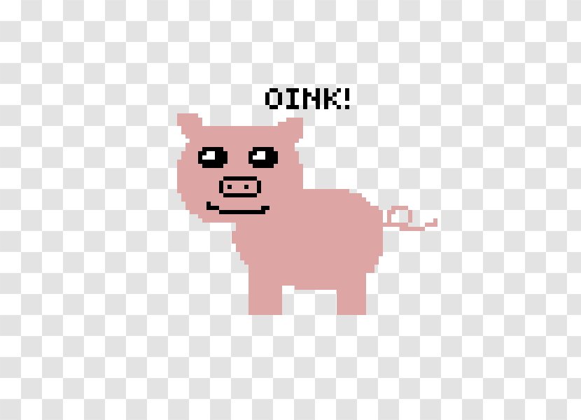 Pig Line Clip Art - Text Transparent PNG