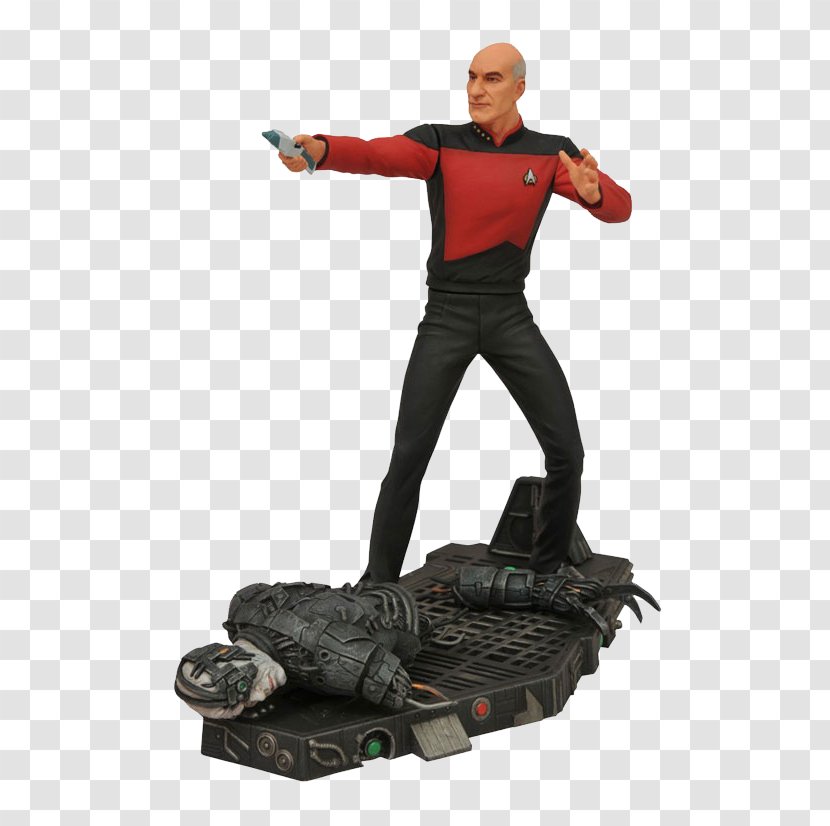 Jean-Luc Picard Diamond Select Toys Star Trek Action & Toy Figures - Borg Drone Transparent PNG
