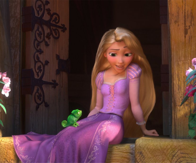 Rapunzel Merida Tangled Tiana Disney Princess - Cartoon Transparent PNG