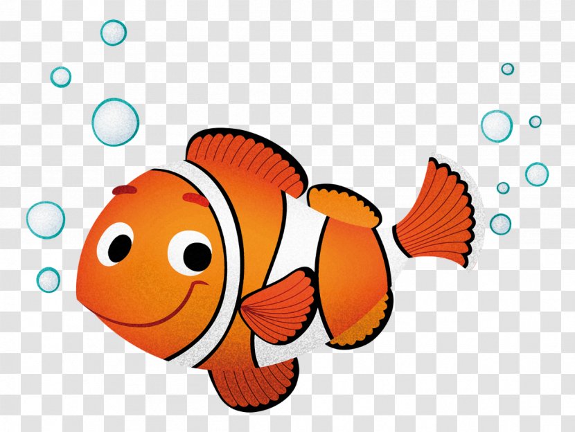 Drawing Clownfish Child - Fish - Pesce Transparent PNG
