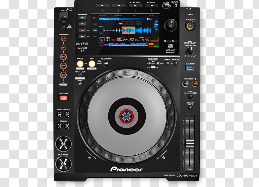 CDJ-900 CDJ-2000 Pioneer DJ Disc Jockey - Dj Controller - Electronics Transparent PNG