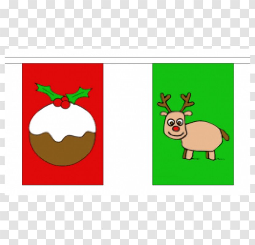 Reindeer Christmas Ornament Vlaggenlijn North Pole - Centimeter Transparent PNG