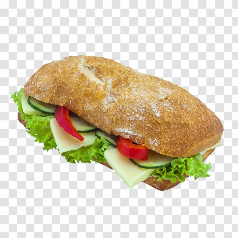 Bánh Mì Ciabatta Submarine Sandwich Vegetarian Cuisine Baguette - Veggie Burger - Health Transparent PNG