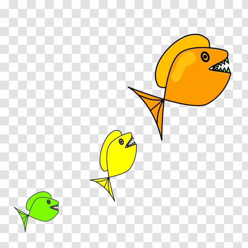 Yellow Butterflyfish Fish Transparent PNG