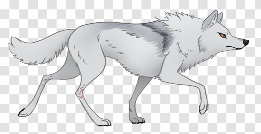 Werewolf Character Line Art - Fox - Wolf Transparent PNG