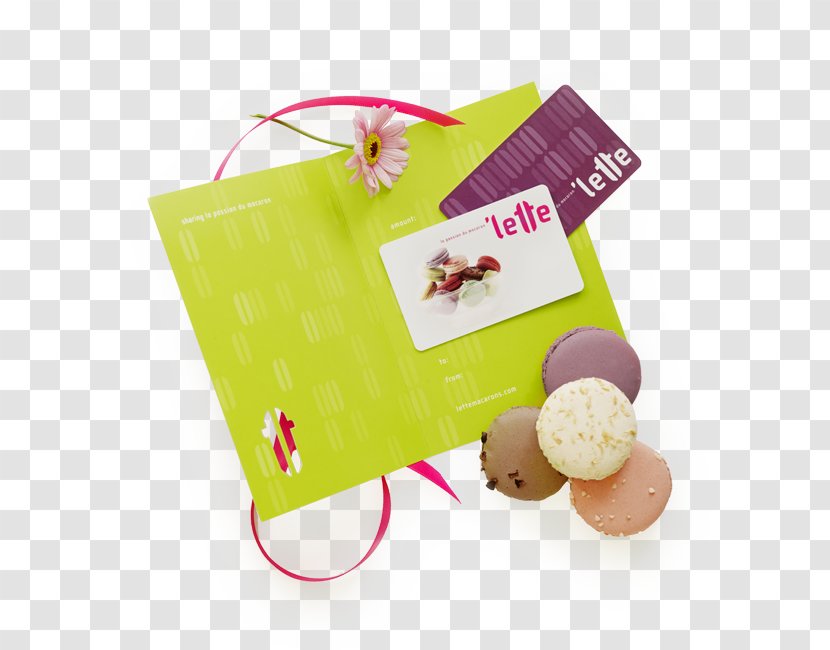Box Gift Card 'Lette Macarons - Credit Transparent PNG