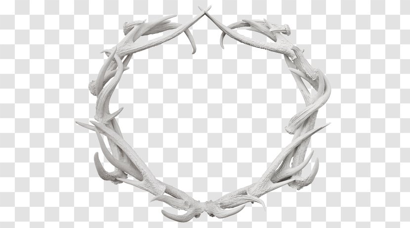 Antler Laurel Wreath Deer Table Transparent PNG