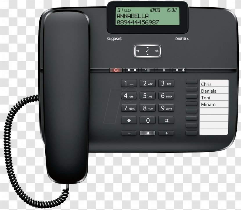Gigaset DA710 Telephone Stand Pro Maxwell Silver 1 Pc Home & Business Phones DA610 - Da610 - House Top View Transparent PNG