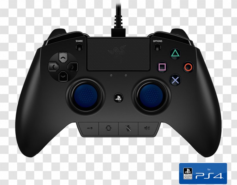 PlayStation 4 Razer Raiju Game Controllers Inc. - Xbox One - Electronics Transparent PNG