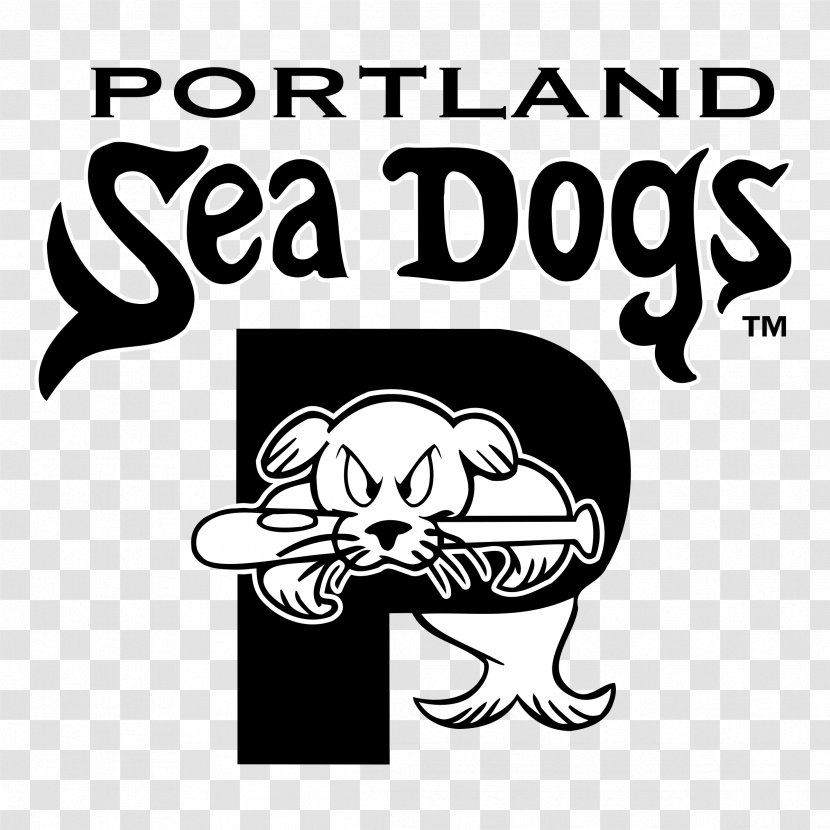 Portland Sea Dogs Clip Art Logo Vector Graphics Drawing - Frame - Pittsburgh Pirates Transparent PNG