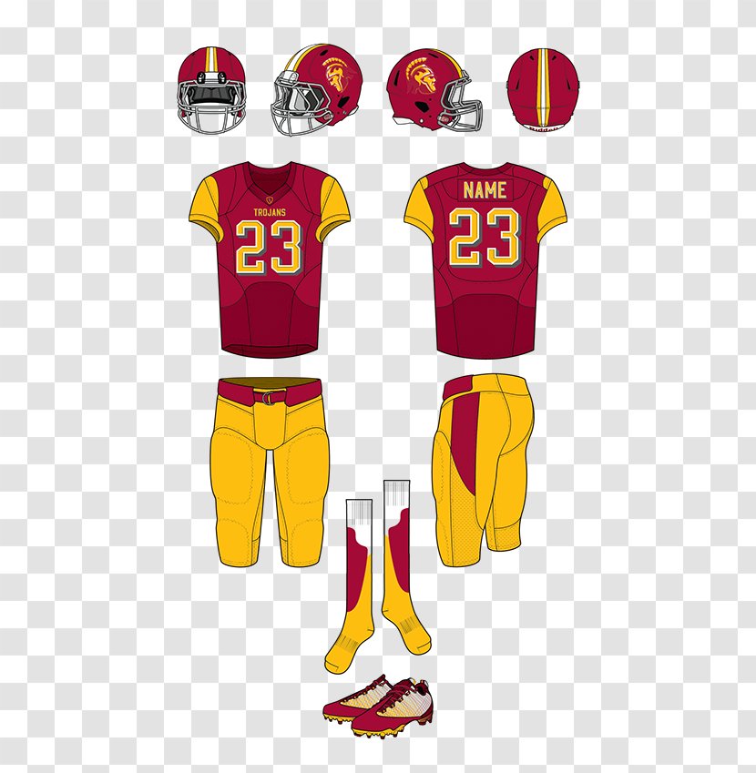 Jersey USC Trojans Football University Of Southern California Uniform T-shirt Transparent PNG