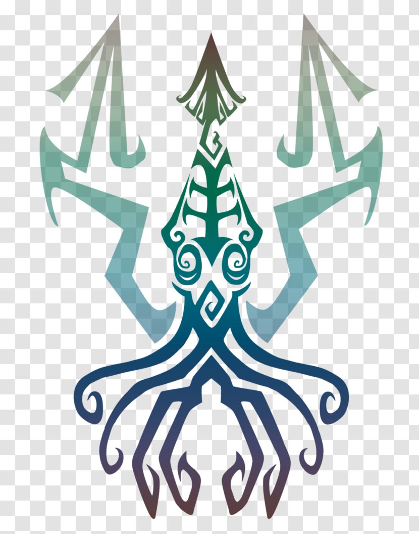 Tribe Tattoo Squid Kraken - Tree Transparent PNG