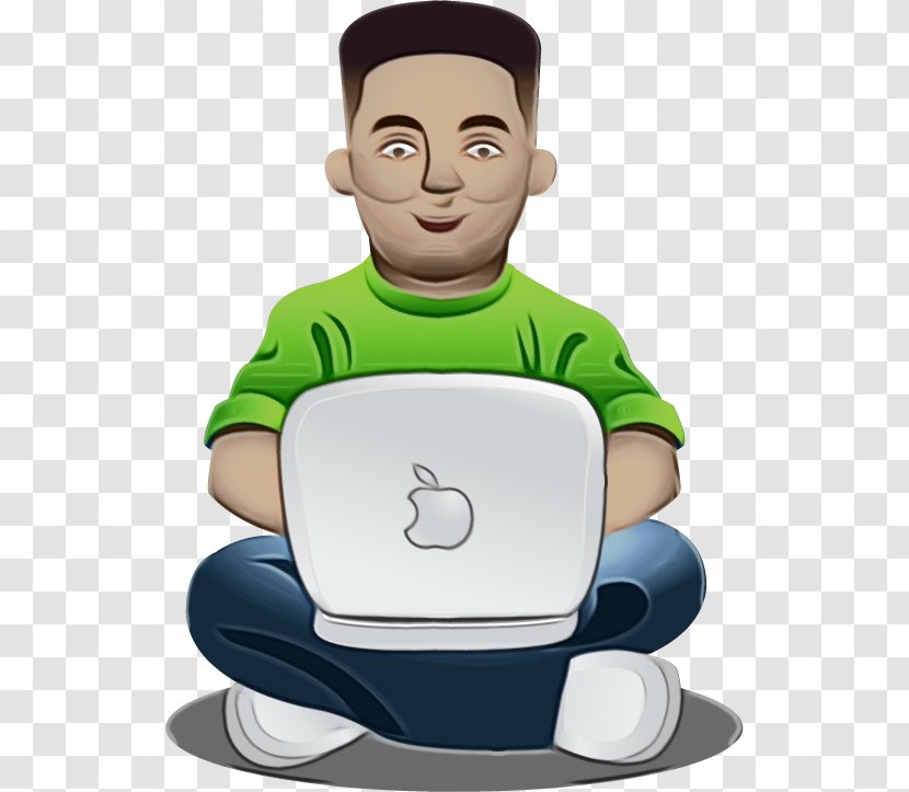 Thumb Cartoon - Sitting Human Transparent PNG