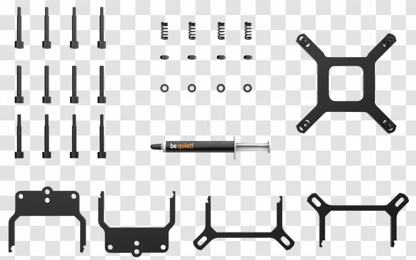 Computer System Cooling Parts Water Central Processing Unit Be Quiet! Land Grid Array - Cooler Master Transparent PNG