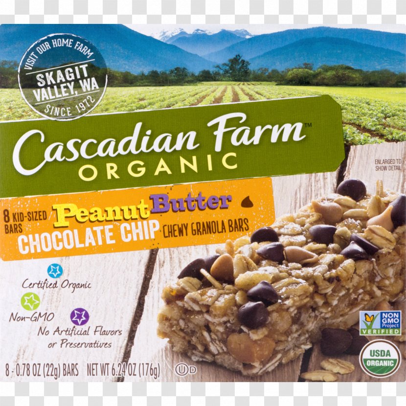 Organic Food Flapjack Granola Nut Chocolate Chip - Peanut Transparent PNG