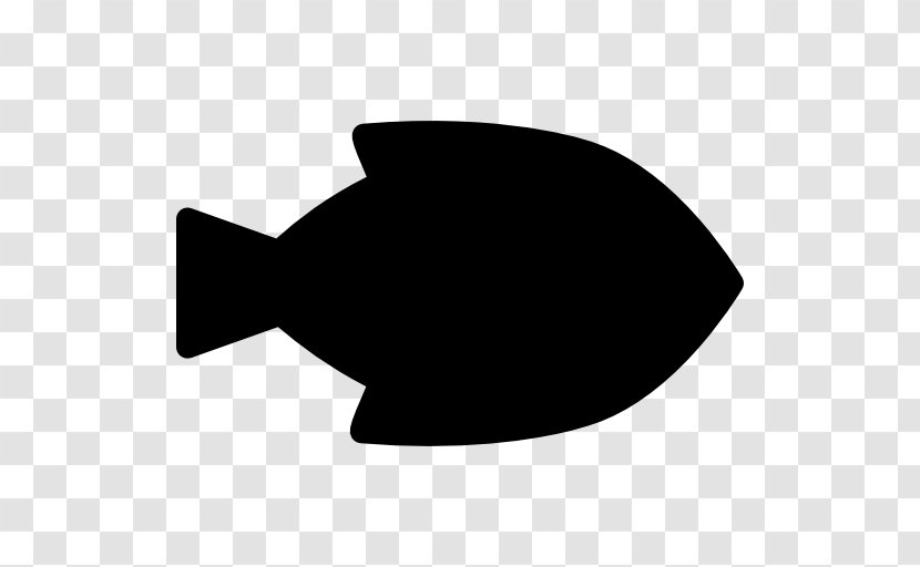Fish Font Silhouette Black M - Sole Transparent PNG
