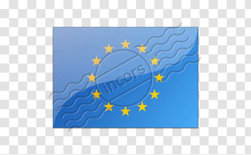 Rectangle Sky Plc - Electric Blue - Europe Flag Transparent PNG