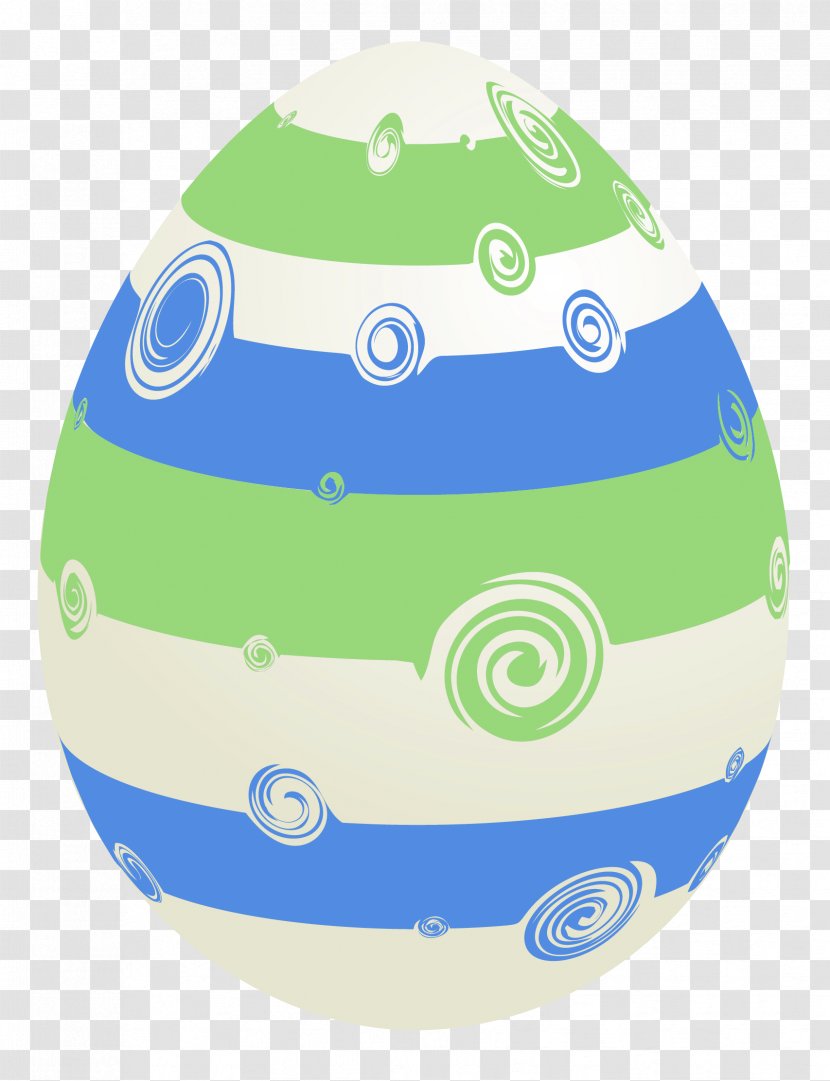 Easter Bunny Egg Clip Art - White Striped Clipart Picture Transparent PNG