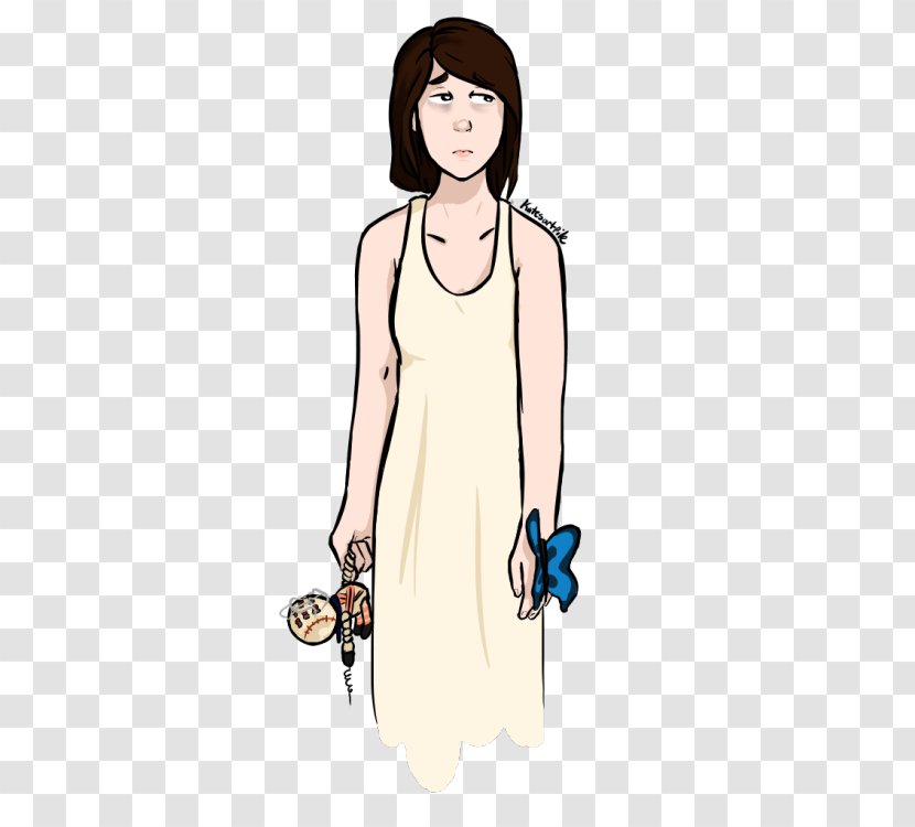 Dress Shoulder Illustration Design Animated Cartoon - Silhouette Transparent PNG