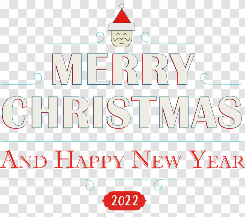 Merr Christmas Happy New Year 2022 Transparent PNG