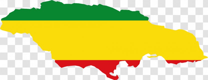 Flag Of Jamaica Surrey Map Rastafari Ethiopia - Yellow Transparent PNG