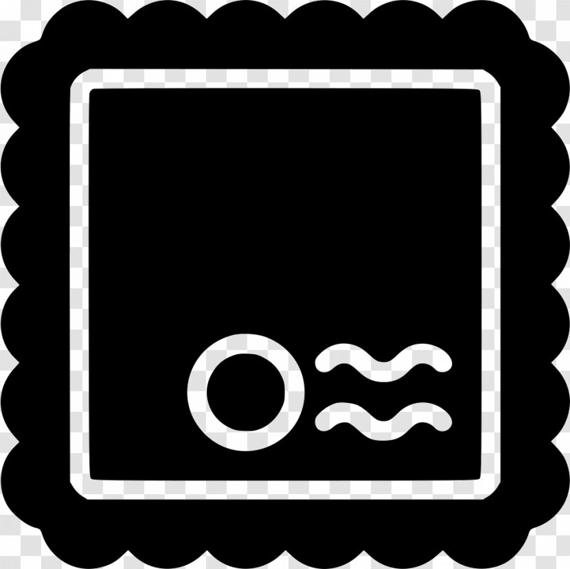 Icon Stamp - Picture Frame - Monochrome Transparent PNG