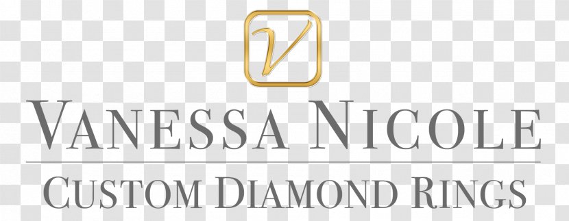 Vanessa Nicole Jewels Gemstone Engagement Ring Logo Transparent PNG