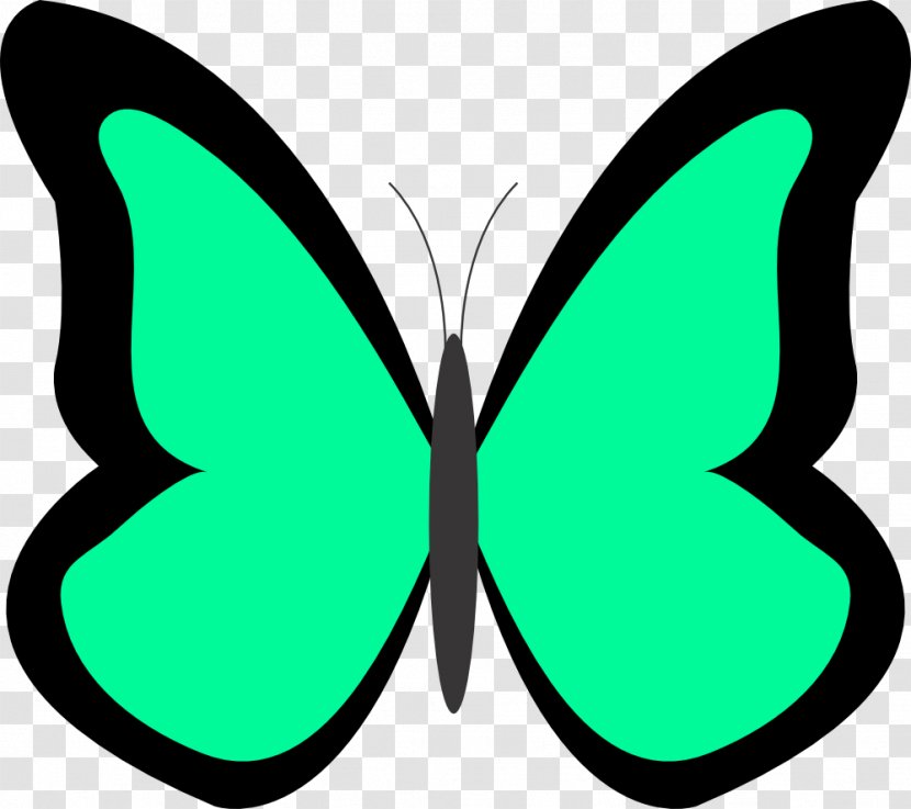Butterfly Green Free Content Clip Art - 50th Birthday Clipart Transparent PNG