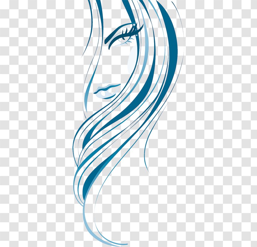 Beauty Parlour Drawing Woman - Hairdresser Transparent PNG