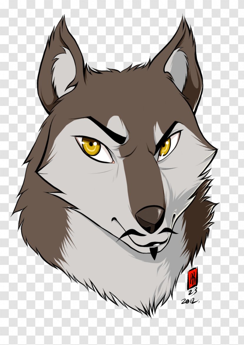 Gray Wolf Cartoon Drawing Clip Art - Fauna - Wolfs Transparent PNG